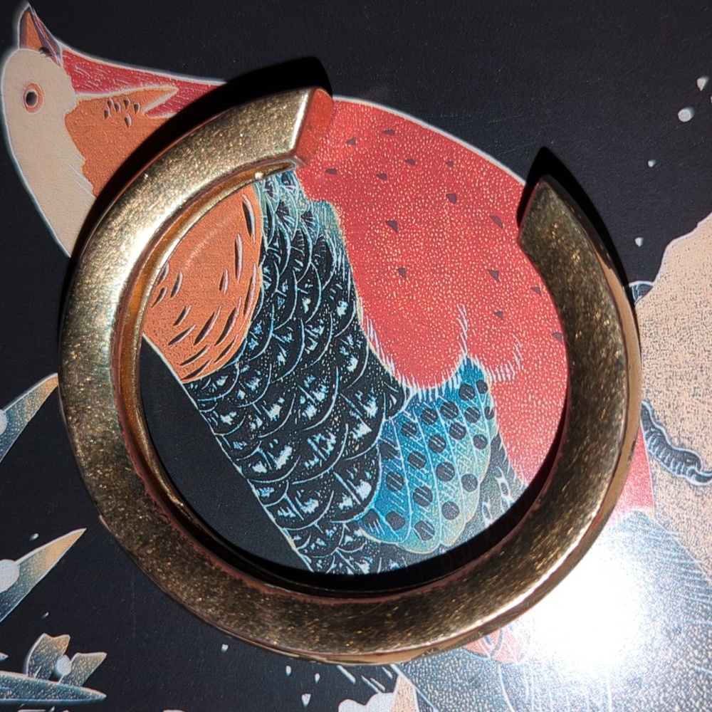 🫴 Vintage Gold Tone Cuff Bracelet Maximalist - Vintage? J.Crew - Picture 4 of 14